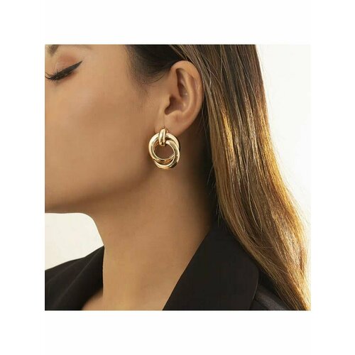 Серьги конго  конго, золотой