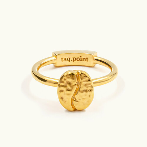 фото Кольцо помолвочное кольцо coffee, размер 16.5 tag.point - дизайнерские украшения