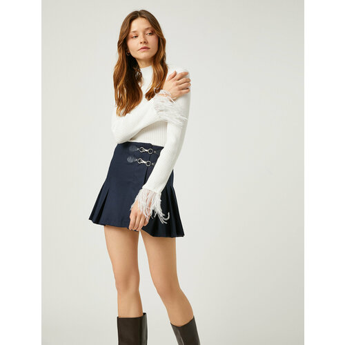 фото Свитер koton, размер 44, белый, бежевый