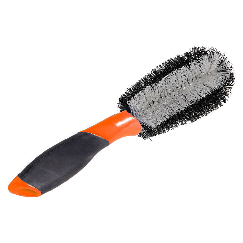 Щетка-ершик для мытья с жёсткой щетиной и прорезиненной ручкой (29 см) (ABIN010)