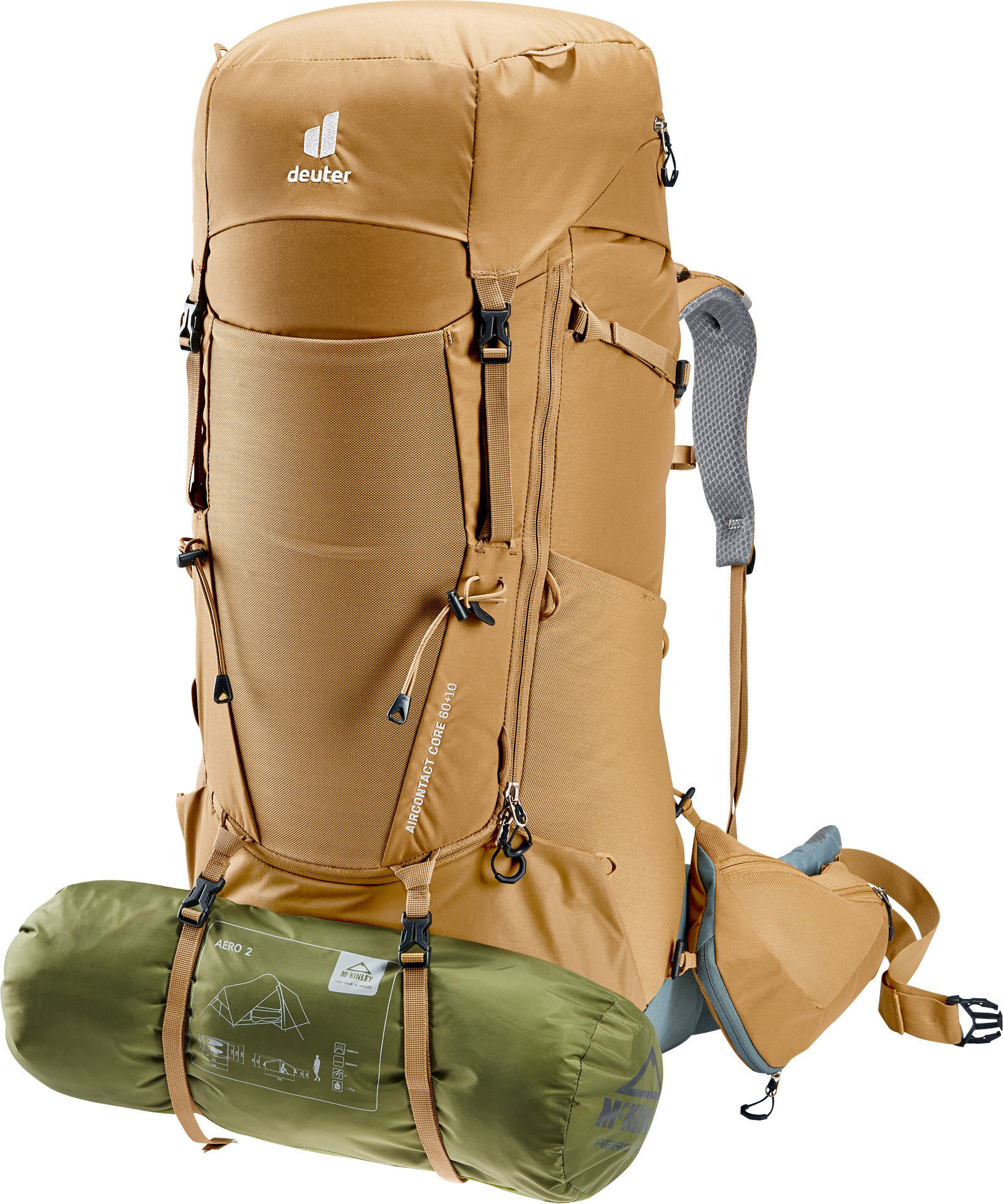 Deuter Aircontact Core 60+10, Almond-Teal