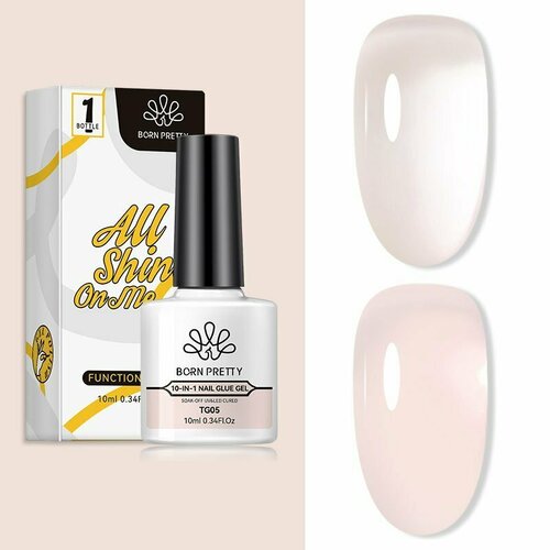 Born Pretty, Универсальный гель 56913-05 10-in-1 Nail Glue, 10 мл