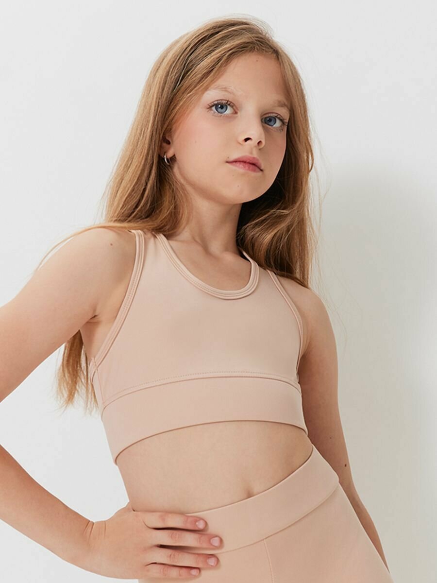 Топ MR Brand Спорт размер 32-34/122 бежевый