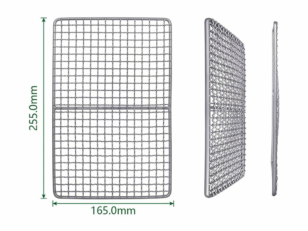 Титановая решетка для гриля (походная) S-Size - фотография № 3
