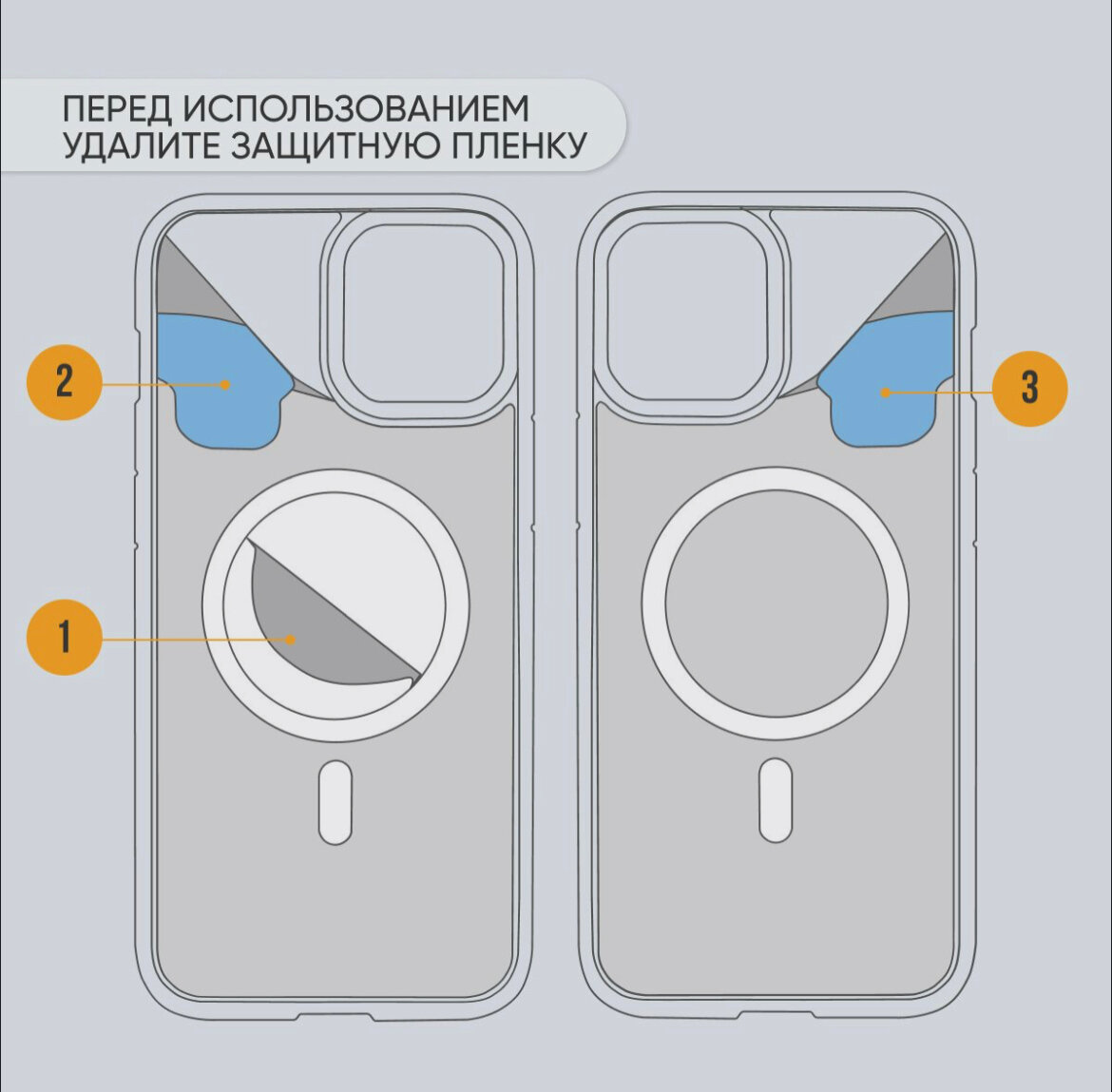 Чехол прозрачный противоударный для iPhone 15 Pro Max с поддержкой MagSafe/Магнитный чехол на Айфон 15 про макс — фото 1