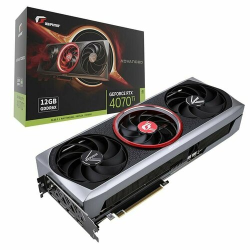 Видеокарта Colorful iGame GeForce RTX 4070 Advanced OC-V 12 ГБ 9500000₽