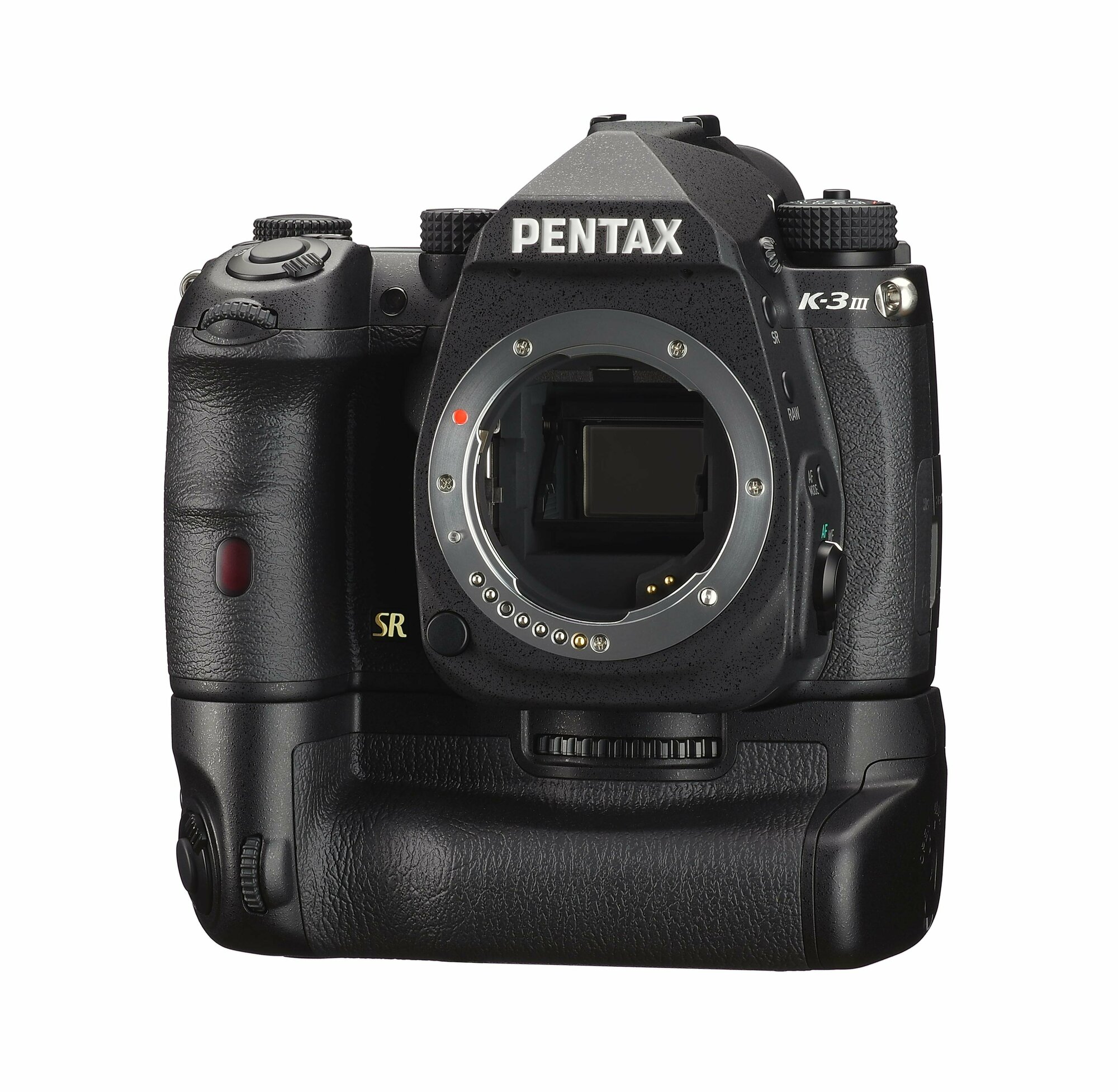 Зеркальная фотокамера PENTAX K-3 Mark III, черная, Power kit (боди+батарейная ручка+доп. аккумулятор)