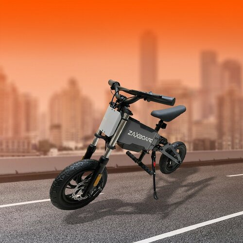 Детский электромотоцикл ZAXBOARD Decepticon Aqua 5.2ah 150w (скутер-электровелосипед)