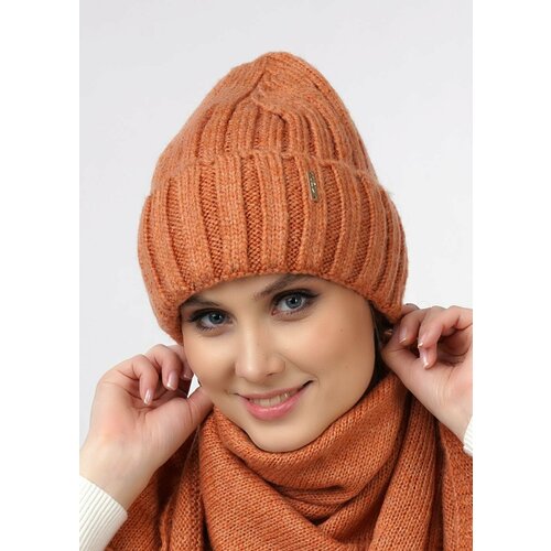 фото Шапка clever, размер uni, оранжевый