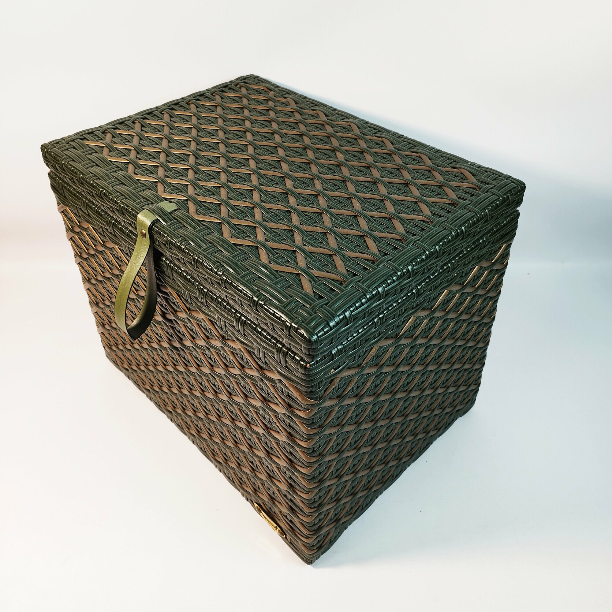 Сундук ящик для хранения из искусственного ротанга Скат - фотография № 8