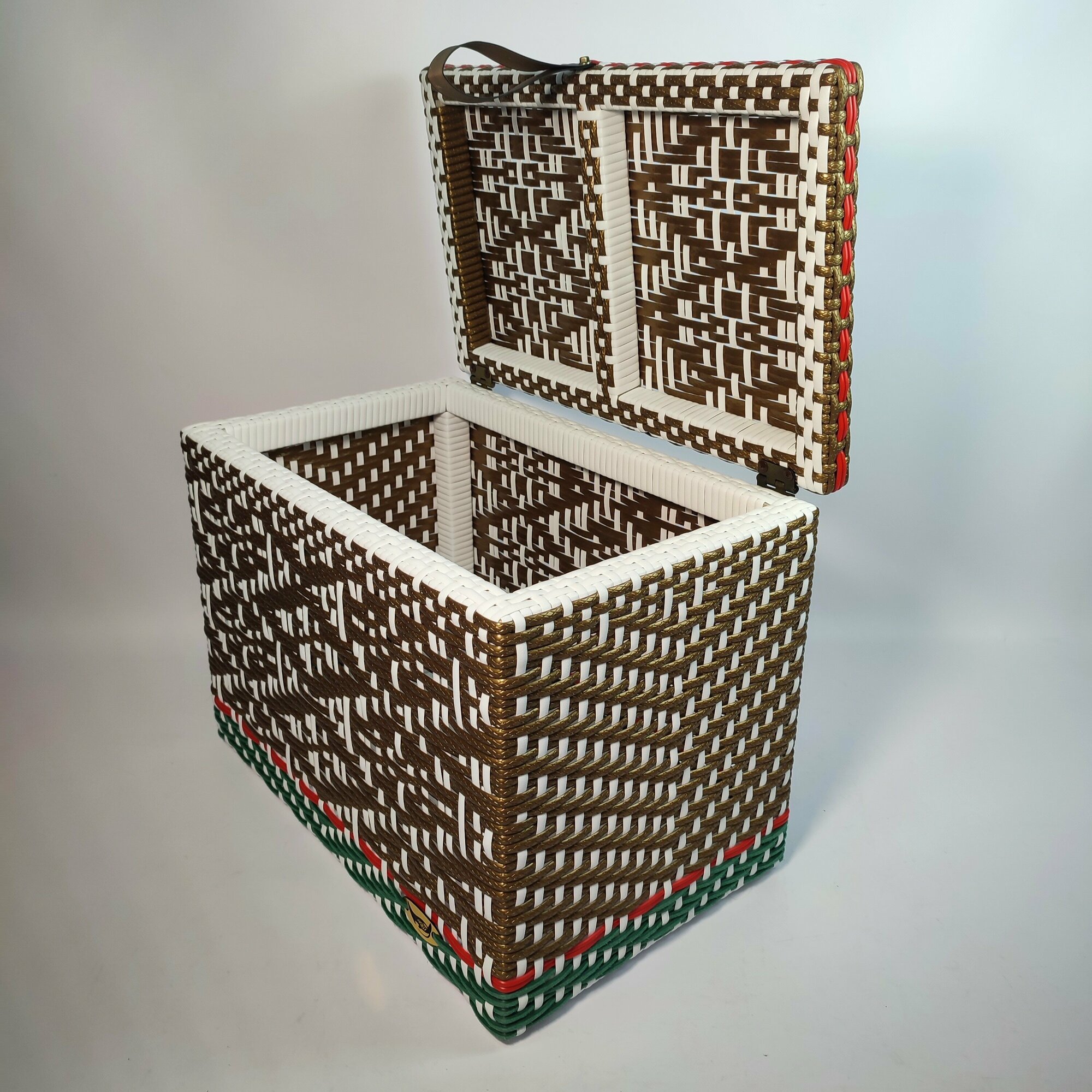 Сундук ящик для хранения из искусственного ротанга Скат - фотография № 4
