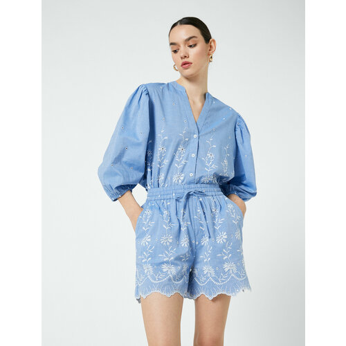 фото Шорты koton, размер 40, синий