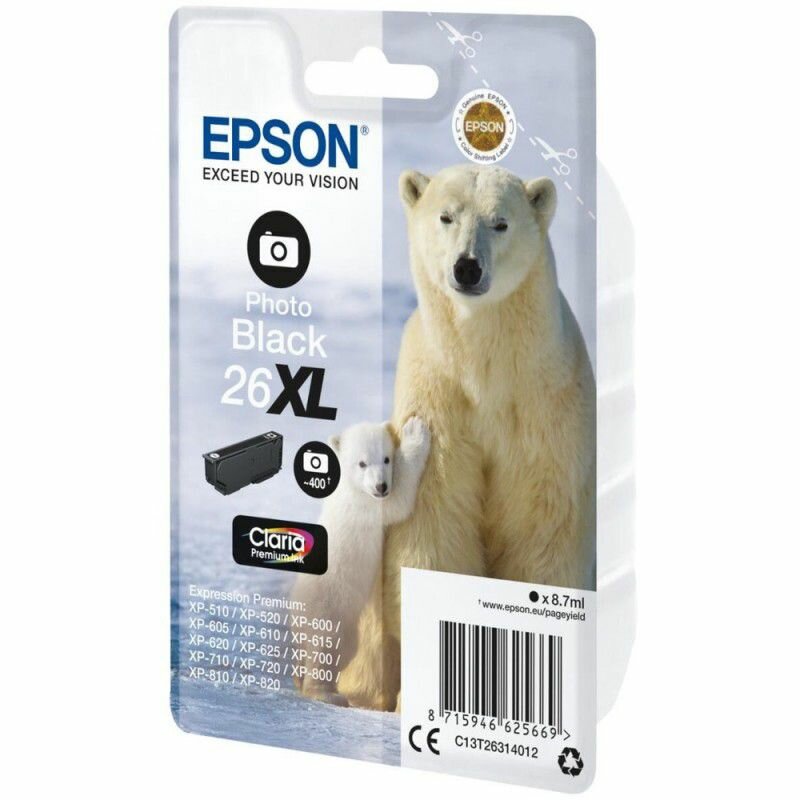 Картридж Epson C13T26314012 (T2631) черный