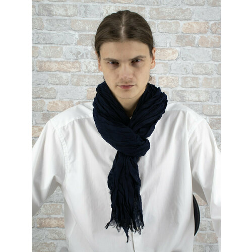 фото Шарф ,100 см, синий k.casual