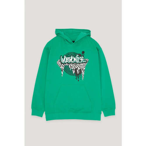 фото Худи reporter young, размер 164, зеленый