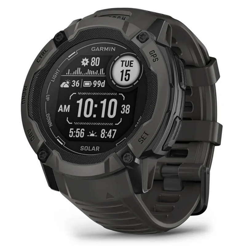 Умные часы Garmin Instinct 2X Solar Graphite (010-02805-00)