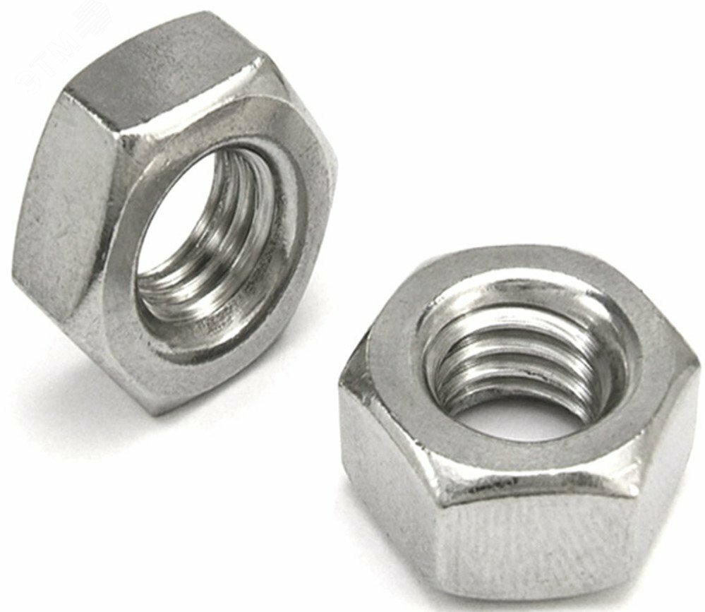 Набор гаек Крепдил DIN934, М6, класс прочности 6.0, покрытие цинк, 100 шт