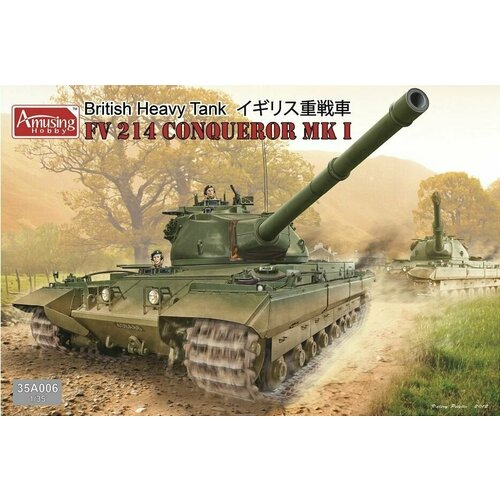 Сборная модель British Heavy Tank FV214 Conqueror Mk I сборная модель hobbyboss french saint chamond heavy tank early 83858 1 35