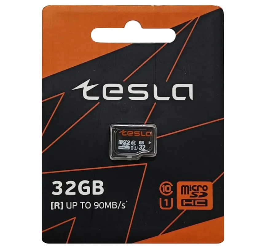 Карта памяти TESLA 32Гб microSDHC, C10/UHS-I U1 (TSLMSD032GU1) — фото 1