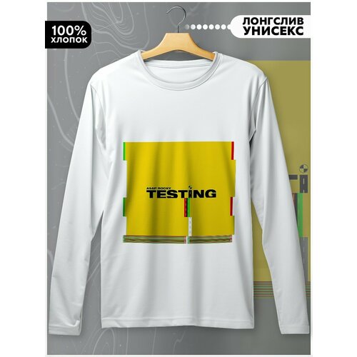 фото Лонгслив бруталити, размер l, белый