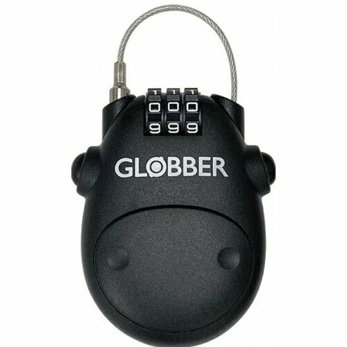 Замок-трос Globber Lock, Черный