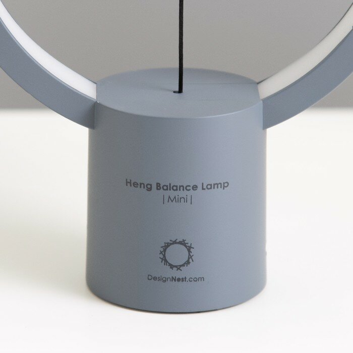 Настольная лампа "Баланс" LED 3Вт 4000К светло-серый 13,5х7х25см 9930769
