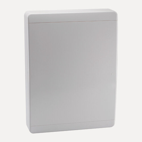 Изображение товара Бокс ЩРН-П-54 модуля настенный пластик белый (дв. белая) 3 ряда IP41 P-BNN-2-54-IP41 OptiBox КЭАЗ