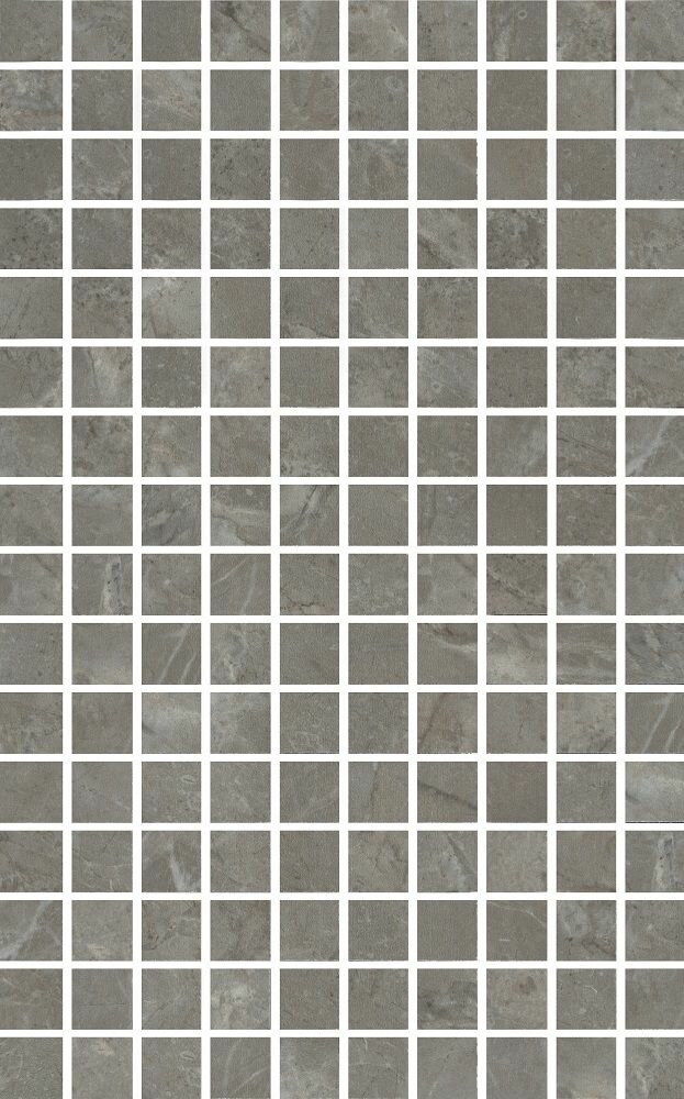 MM6434 Кантата мозаичный серый глянцевый 25x40x0,8 керам. декор Цена за 1 шт.