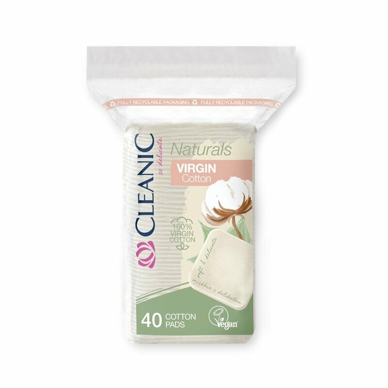 Ватные диски Cleanic Naturals Virgin Cotton, 40 шт. - фото №8