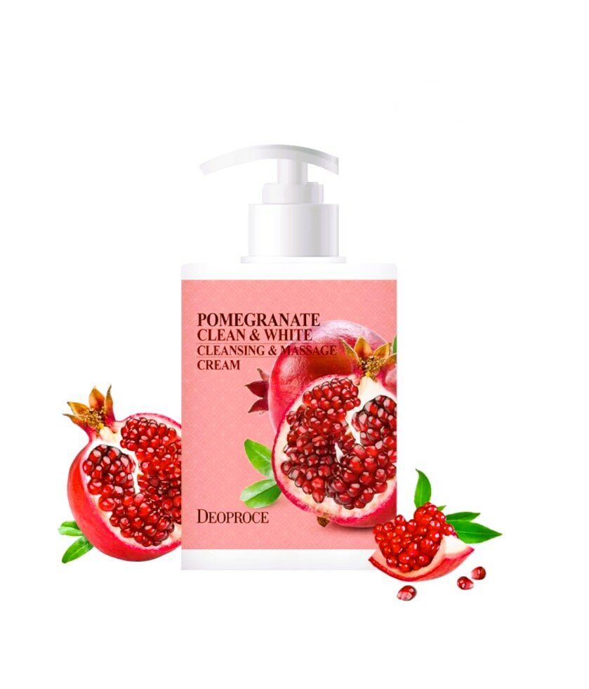 Deoproce Крем для тела Pomegranate Clean & White Cleansing & Massage, 450 мл