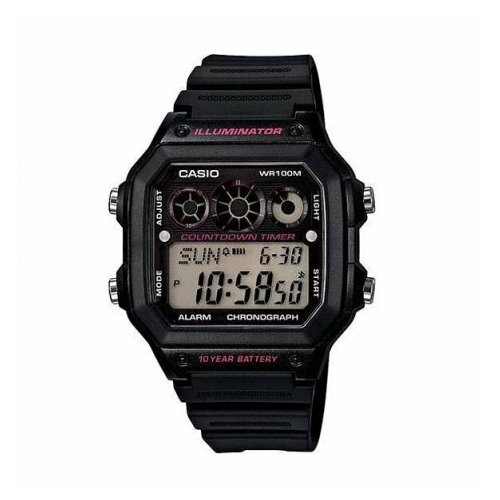 фото Наручные часы casio, черный