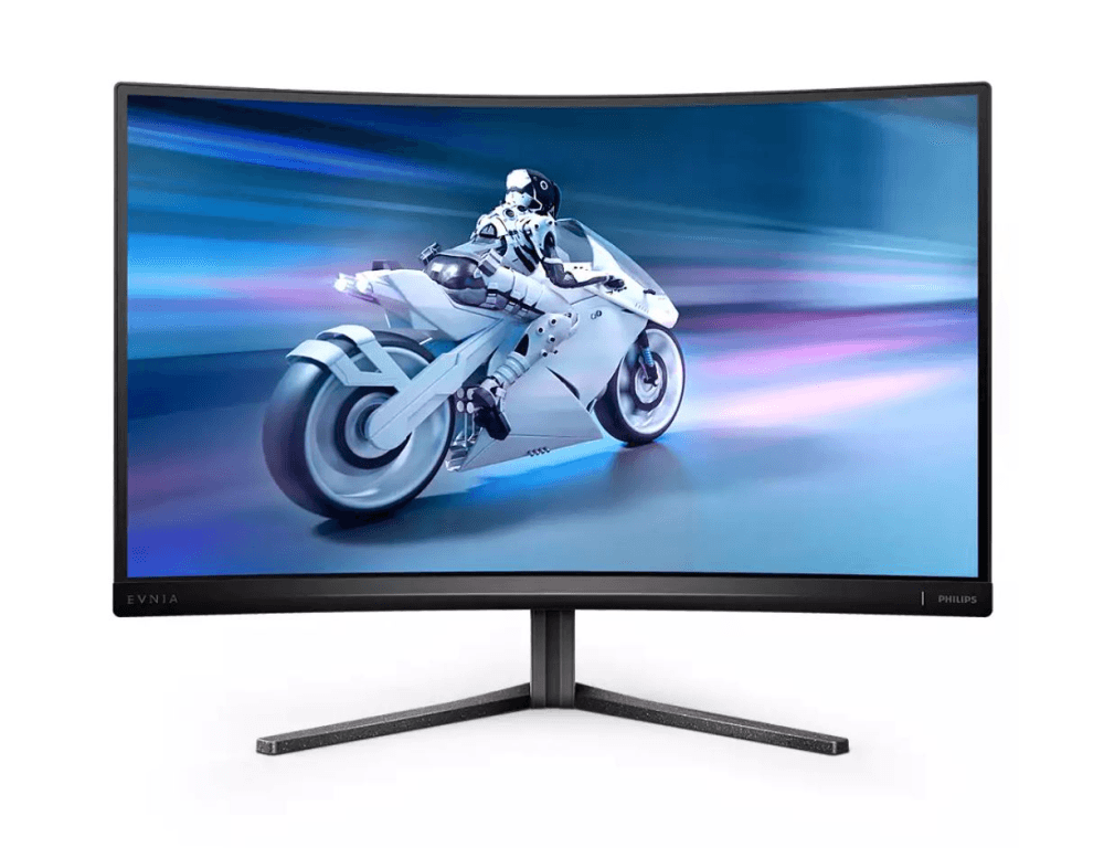 PHILIPS Монитор LCD 27' [16:9] 2560х1440(WQHD) VA, Curved, nonGLARE, 240 Hz, 400cd/m2, H178°/V178°, 3000:1, 16.7M, 1ms, 2xHDMI, 2xDP, USB-Hub, Height adj, Tilt, Swivel, Speakers, 3Y, Grey