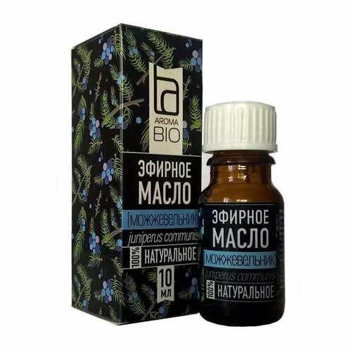 Эфирное масло Можжевельник (juniperus communis) АромаБио 10 мл 2 шт