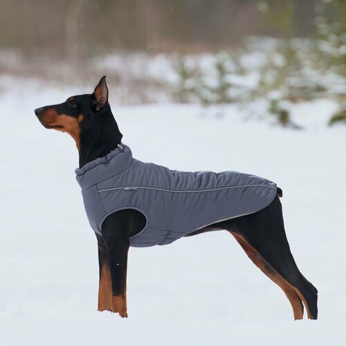 Жилет зимний для собак Osso-fashion Аляска р.40-2 (темно-серый)