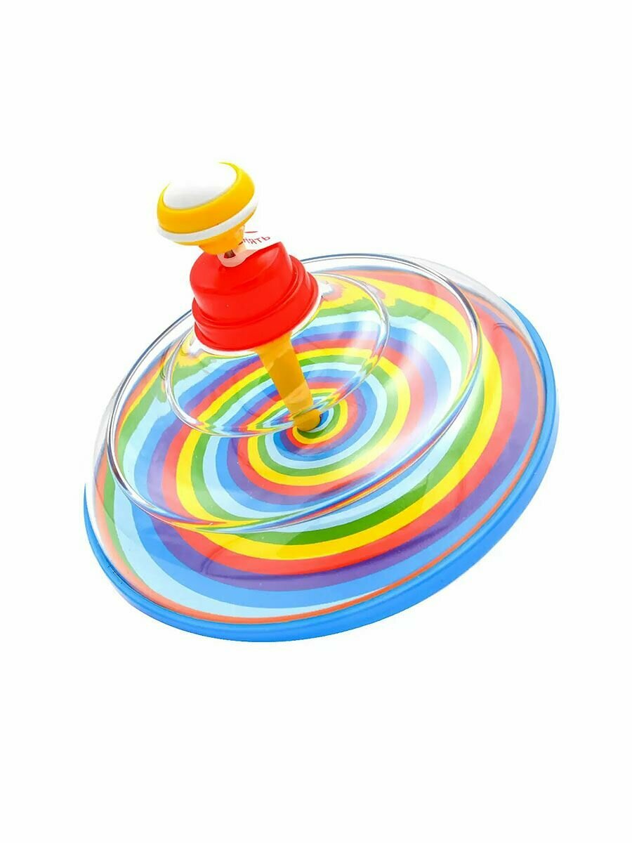 Юла прозрачная с музыкой 14 см Stellar 01975 — фото 1