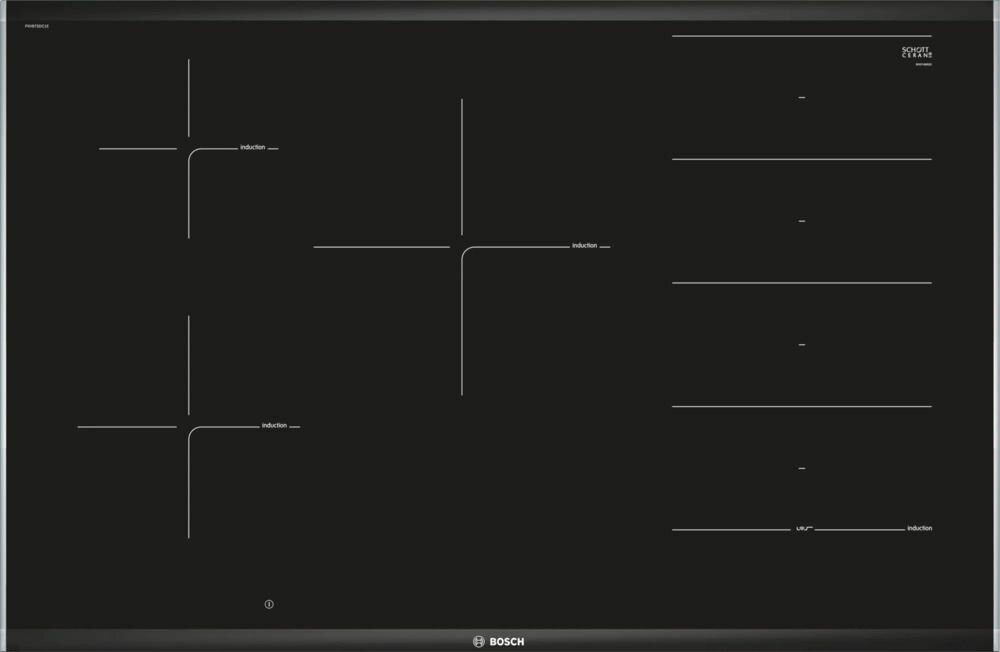 Встраиваемая индукционная панель BOSCH PXV875DC1E Serie 8