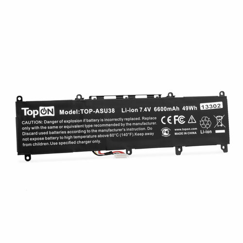 Аккумулятор для ноутбука Asus VivoBook U38N-C4004H. 7.4V 6600mAh. PN: C31N1806 аккумулятор для ноутбука asus vivobook s13 s330 c31n1806