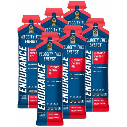 applied nutrition endurance velocity fuel energy isotonic gel 60г апельсин APPLIED NUTRITION, Endurance Velocity Fuel ENERGY Isotonic Gel, 6x60г (Фруктовый)