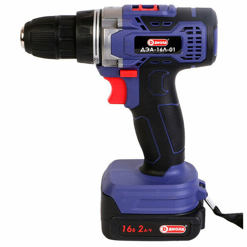Дрель-шуруповерт диолд ДЭА-16Л-01 16В 33Нм Li-ion 2 Ач 2АКБ 679000₽