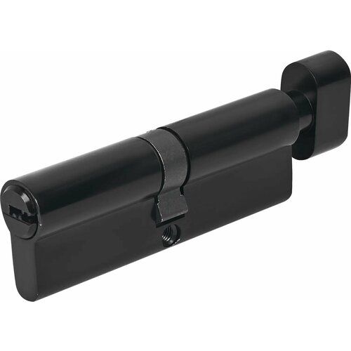Цилиндр для замка с ключом 45х45 мм цвет черный