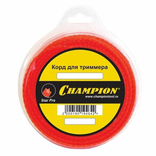 Леска для триммера CHAMPION D4.8мм (65м) C7033