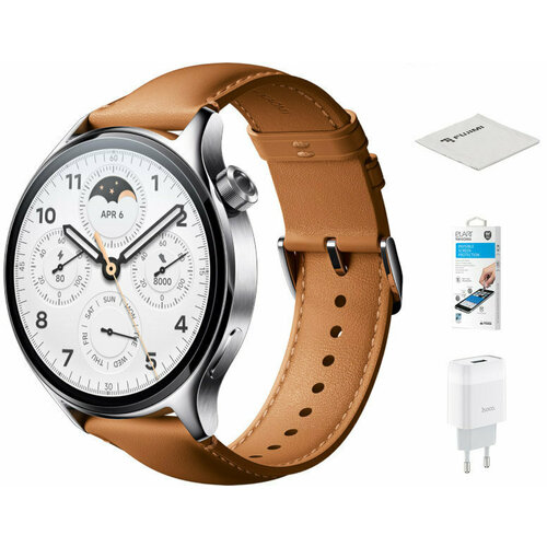 Умные часы Xiaomi Watch S1 Pro GL Silver BHR6417GL Выгодный набор подарок серт 200Р 3373200₽