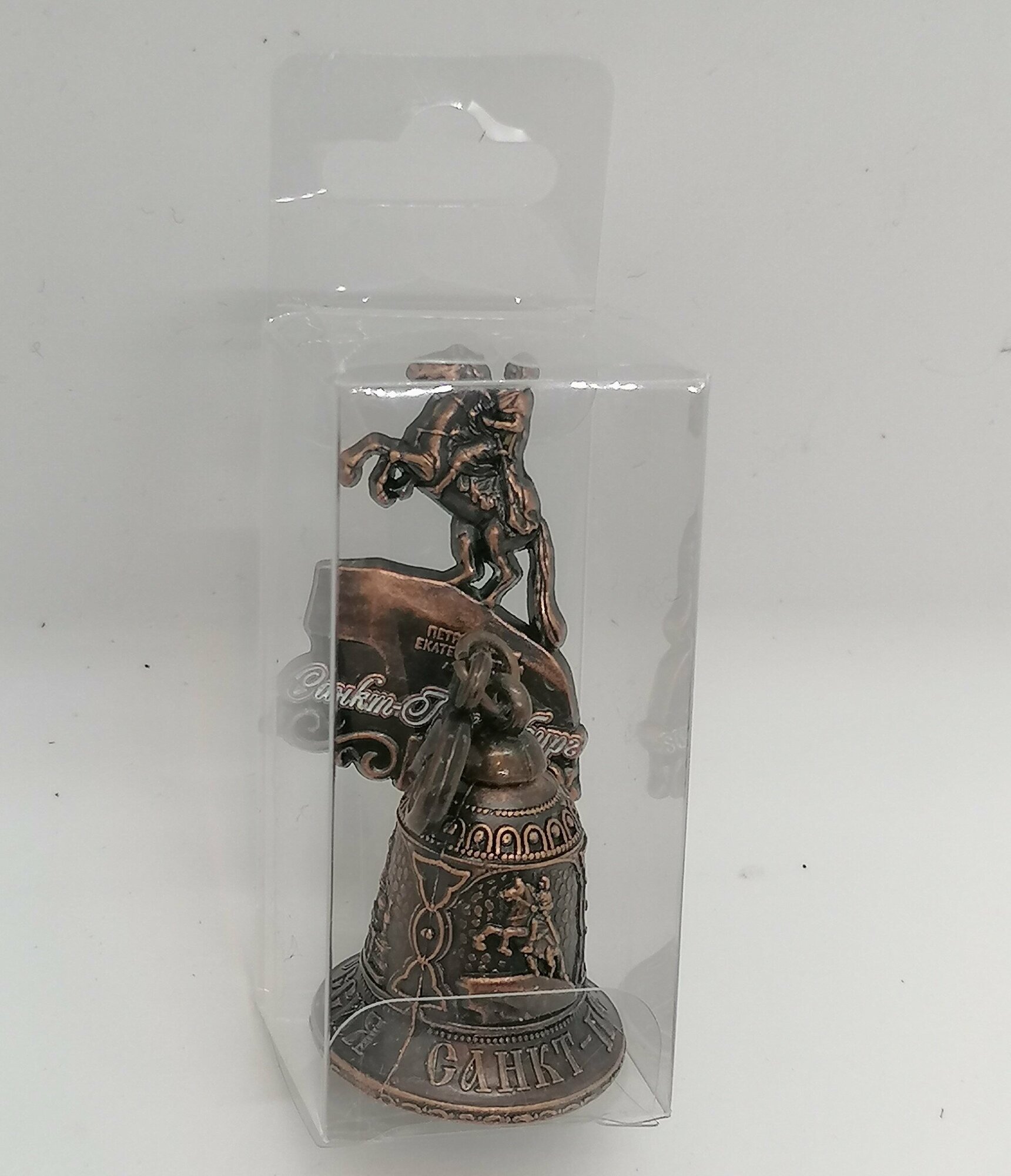 Магнит-колокольчик "медный всадник" , медь — фото 1