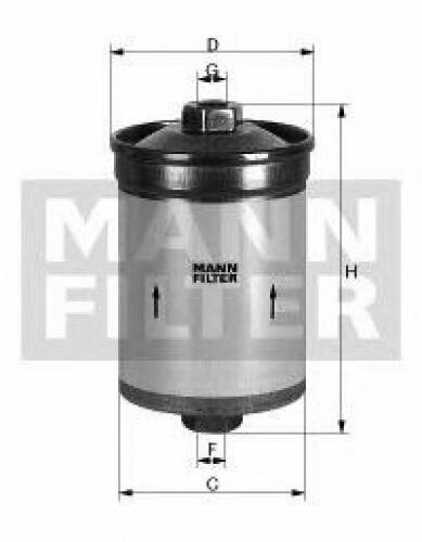 Топливный фильтр Mann-Filter - фото №9