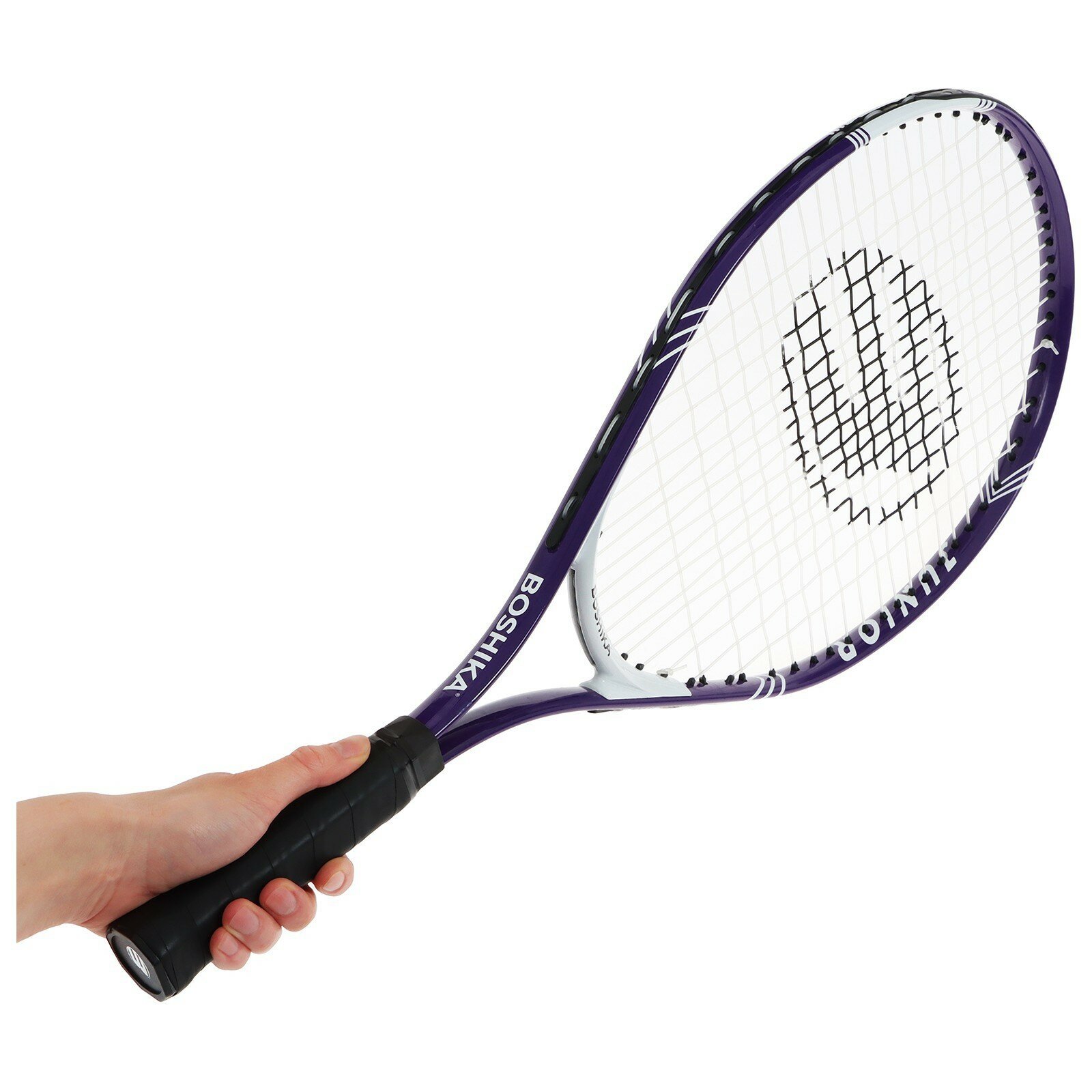 Ракетка для большого тенниса детская JUNIOR, алюминий, 23, цвет фиолетовый