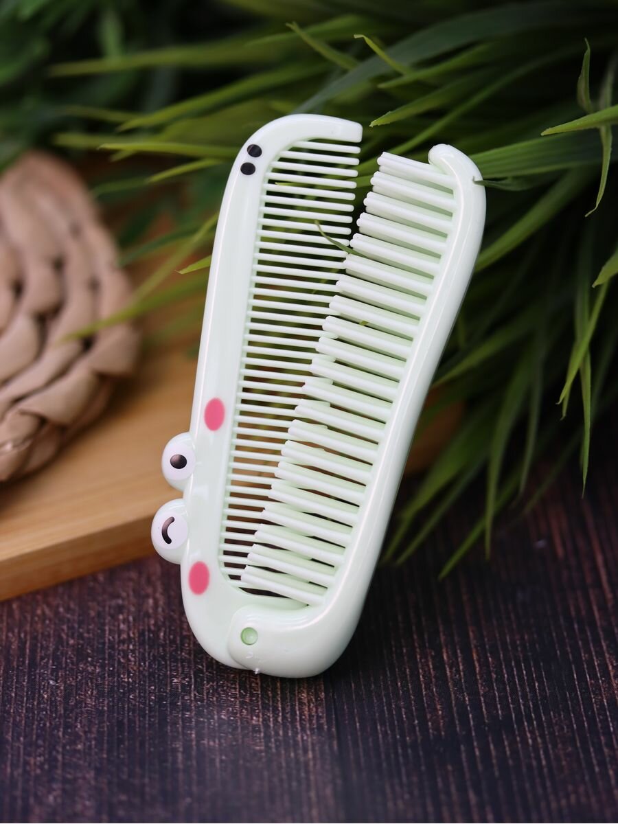 фото Расческа для волос Crocodile double purple