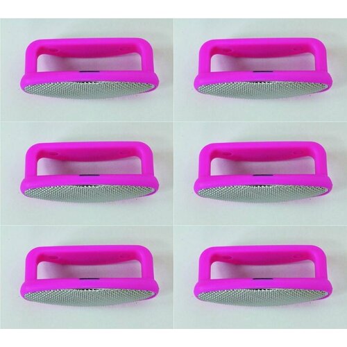 Trendy терка для ног металлическая + наждачная P-208 - 6 штук