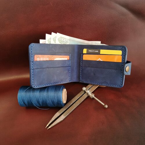 фото Кошелек , синий нет бренда