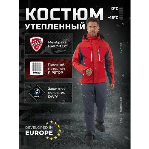 Костюм Finntrail Atlas, S, 165–175 см, демисезон, red