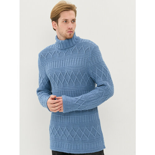 фото Свитер vay, размер 52, голубой